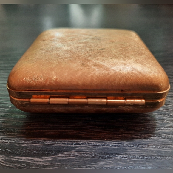 Vintage Seth Thomas Travel Alarm Clock Manual Wind Gold Hard Case Germany - Picture 12 of 16